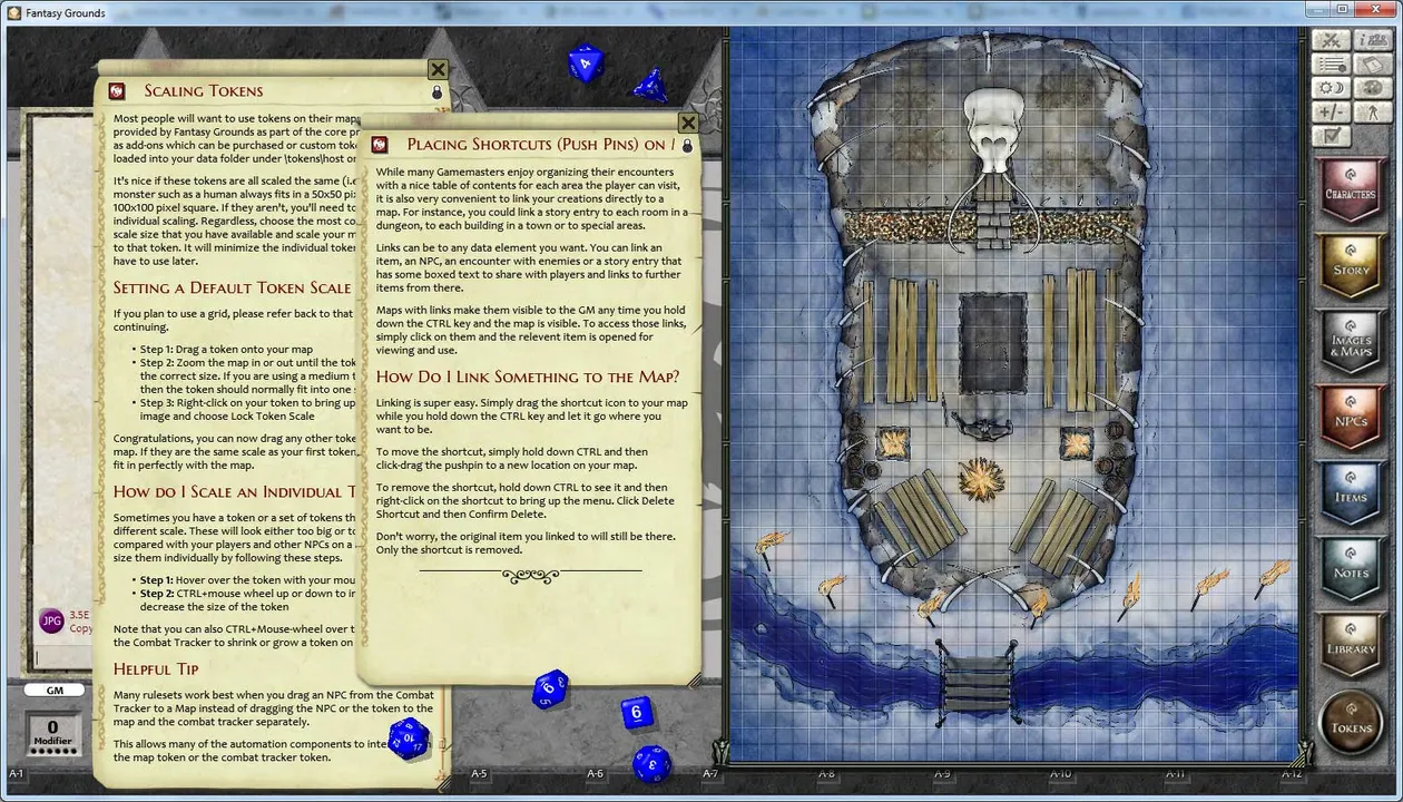 Fantasy Grounds - Rite Publishing Fantastic Maps - Lairs Pack Screenshot 5