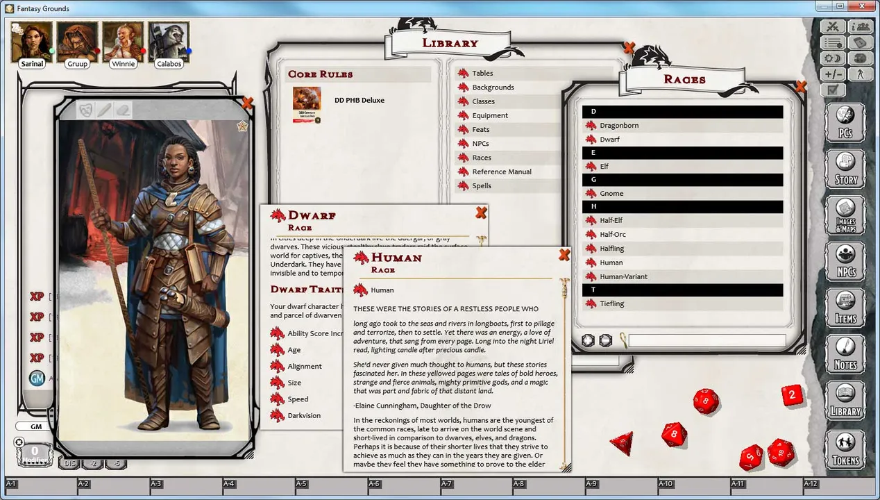 Fantasy Grounds - D&D Player's Handbook Screenshot 4