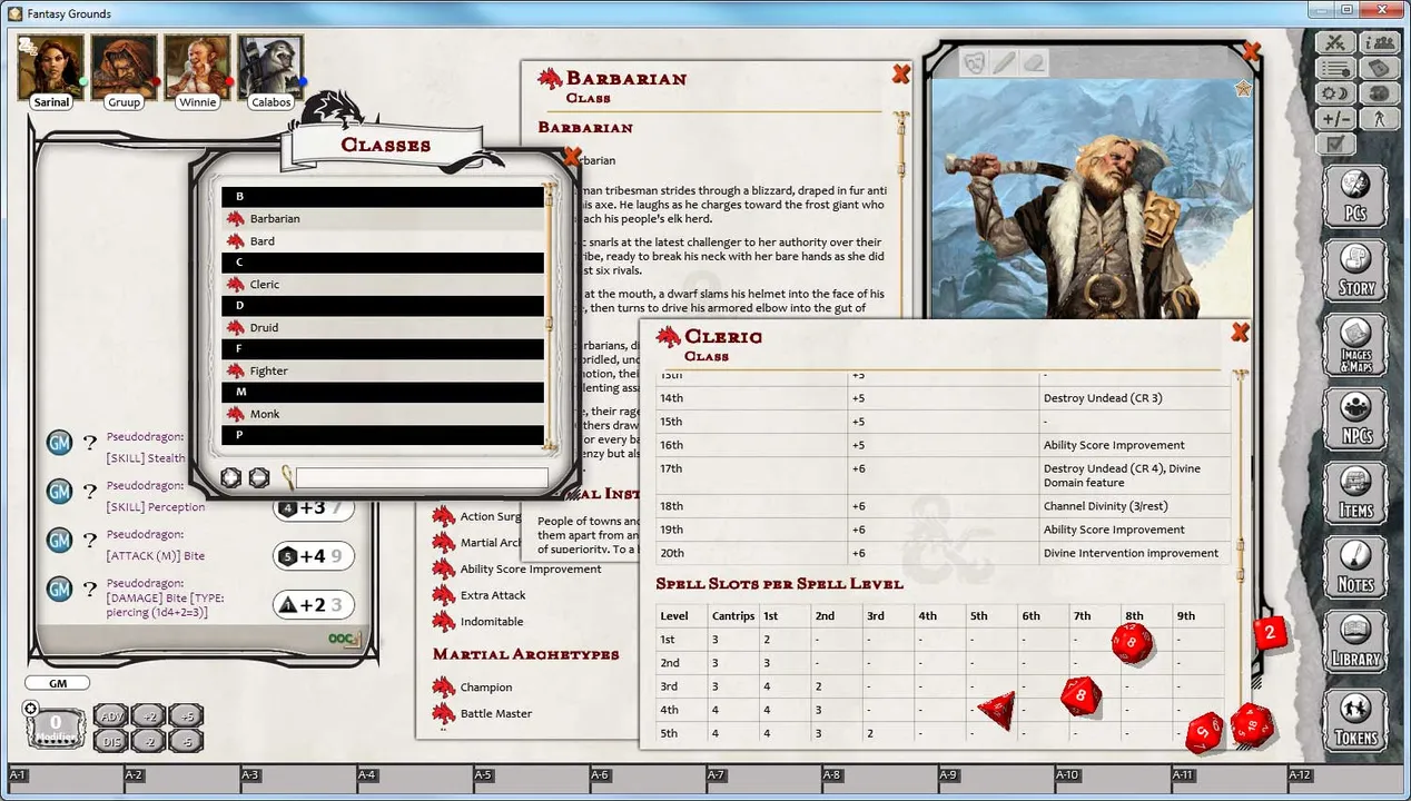 Fantasy Grounds - D&D Player's Handbook Screenshot 5