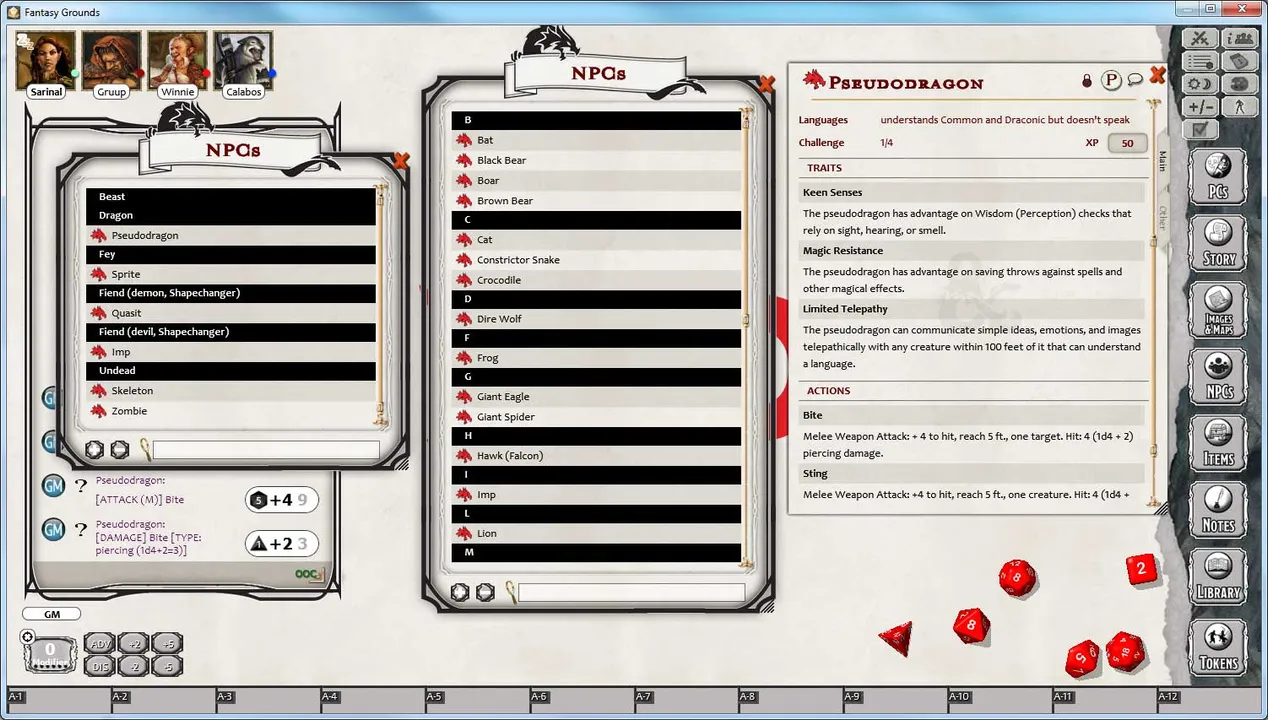 Fantasy Grounds - D&D Player's Handbook Screenshot 3