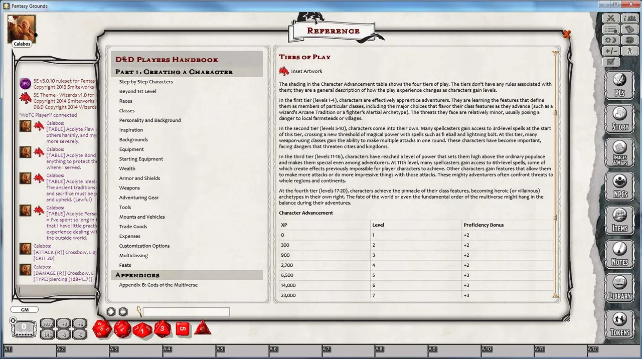 Fantasy Grounds - D&D Character Customization Pack Screenshot 5