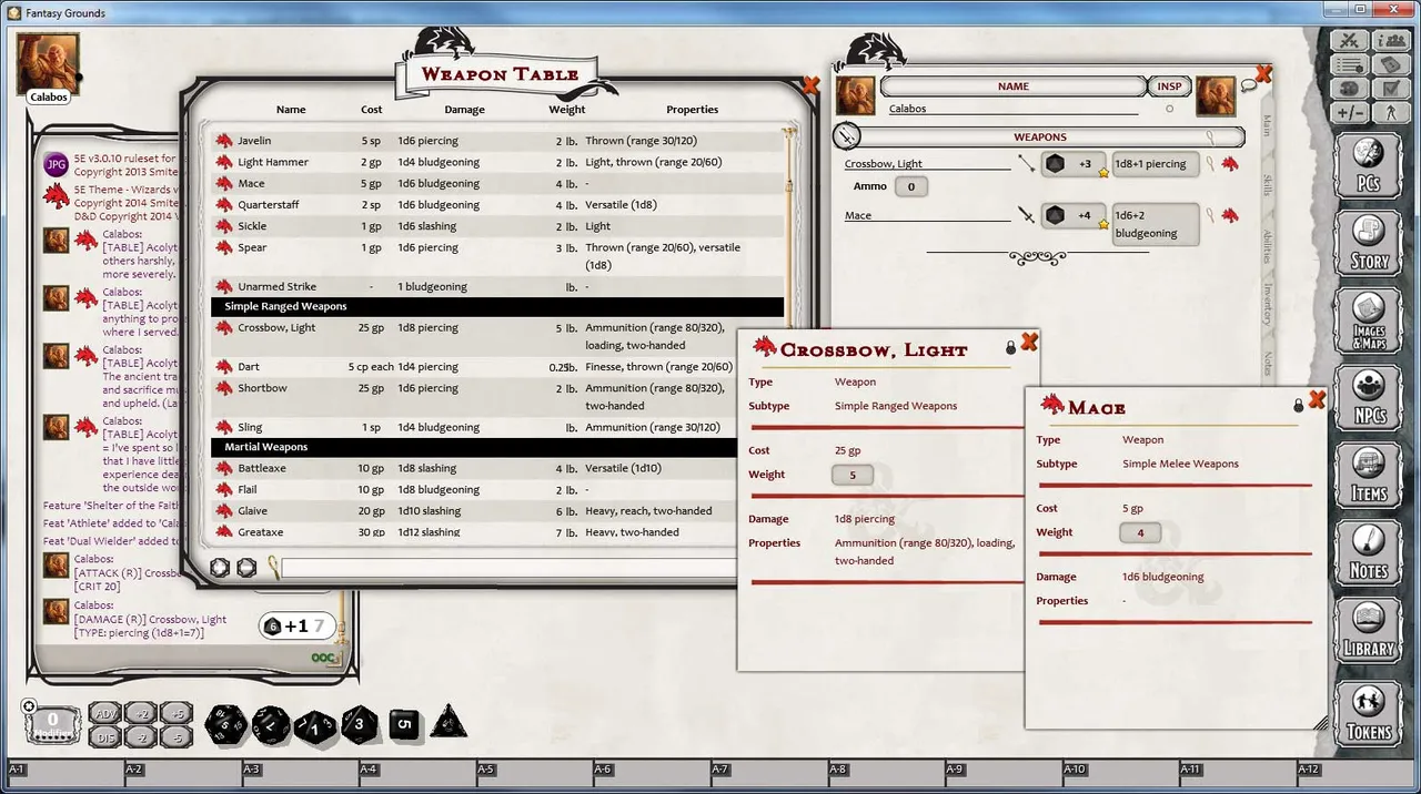 Fantasy Grounds - D&D Character Customization Pack Screenshot 4