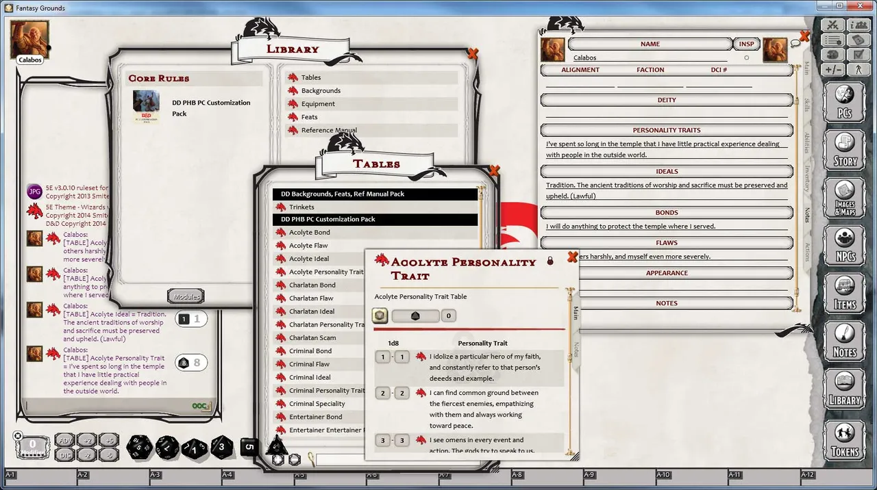 Fantasy Grounds - D&D Character Customization Pack Screenshot 2