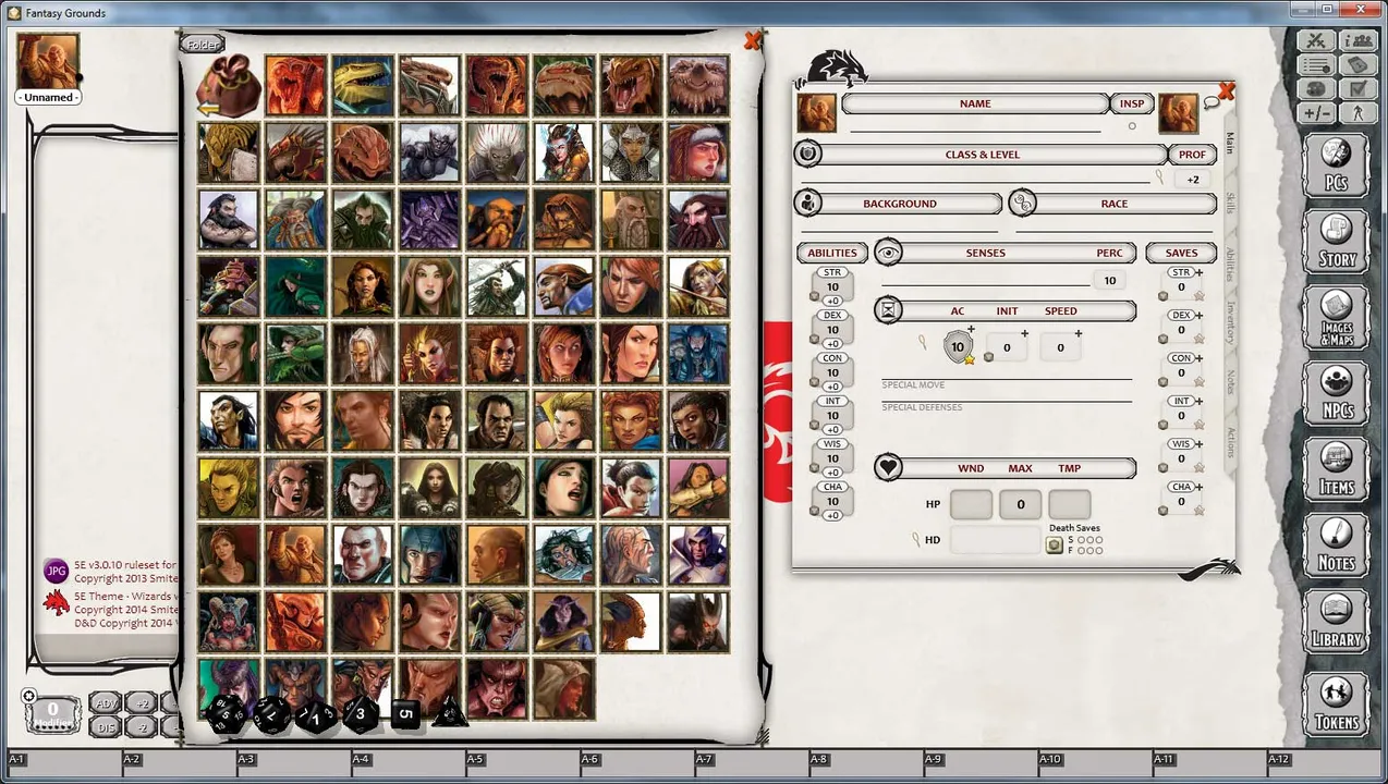 Fantasy Grounds - D&D Character Customization Pack Screenshot 0