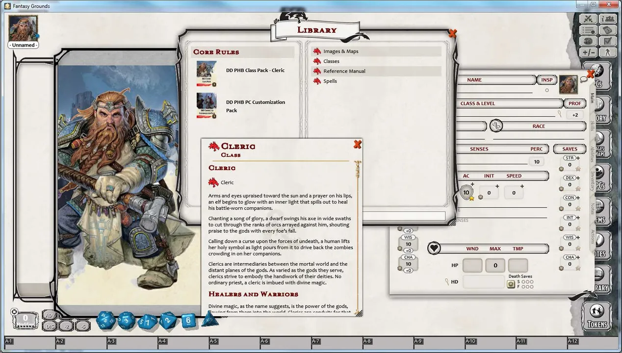 Fantasy Grounds - D&D Cleric Class Pack Screenshot 2