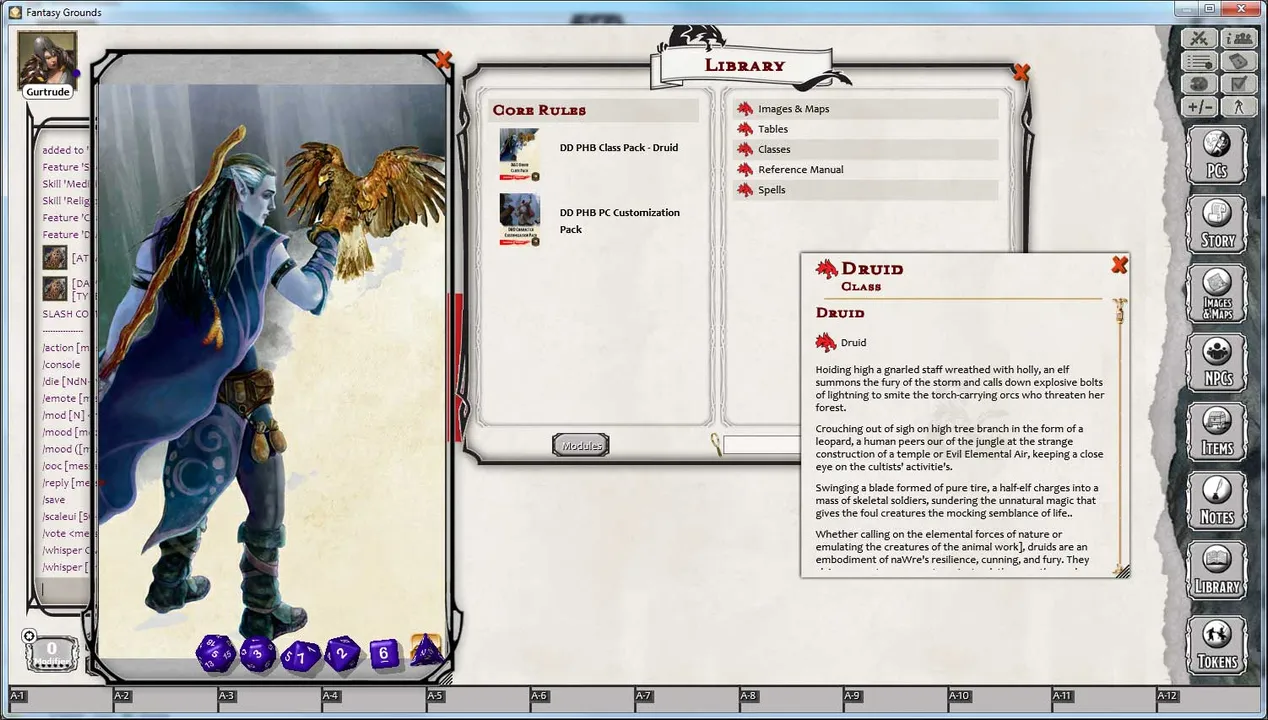 Fantasy Grounds - D&D Druid Class Pack Screenshot 0