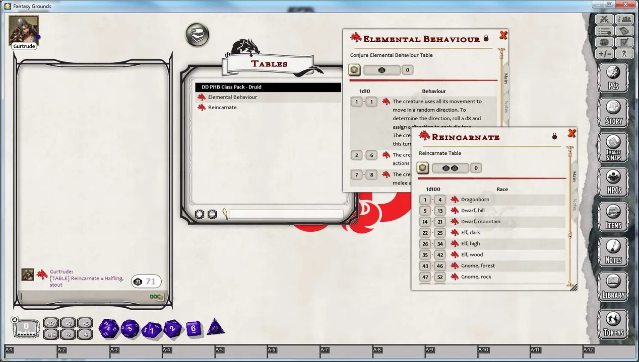 Fantasy Grounds - D&D Druid Class Pack Screenshot 2