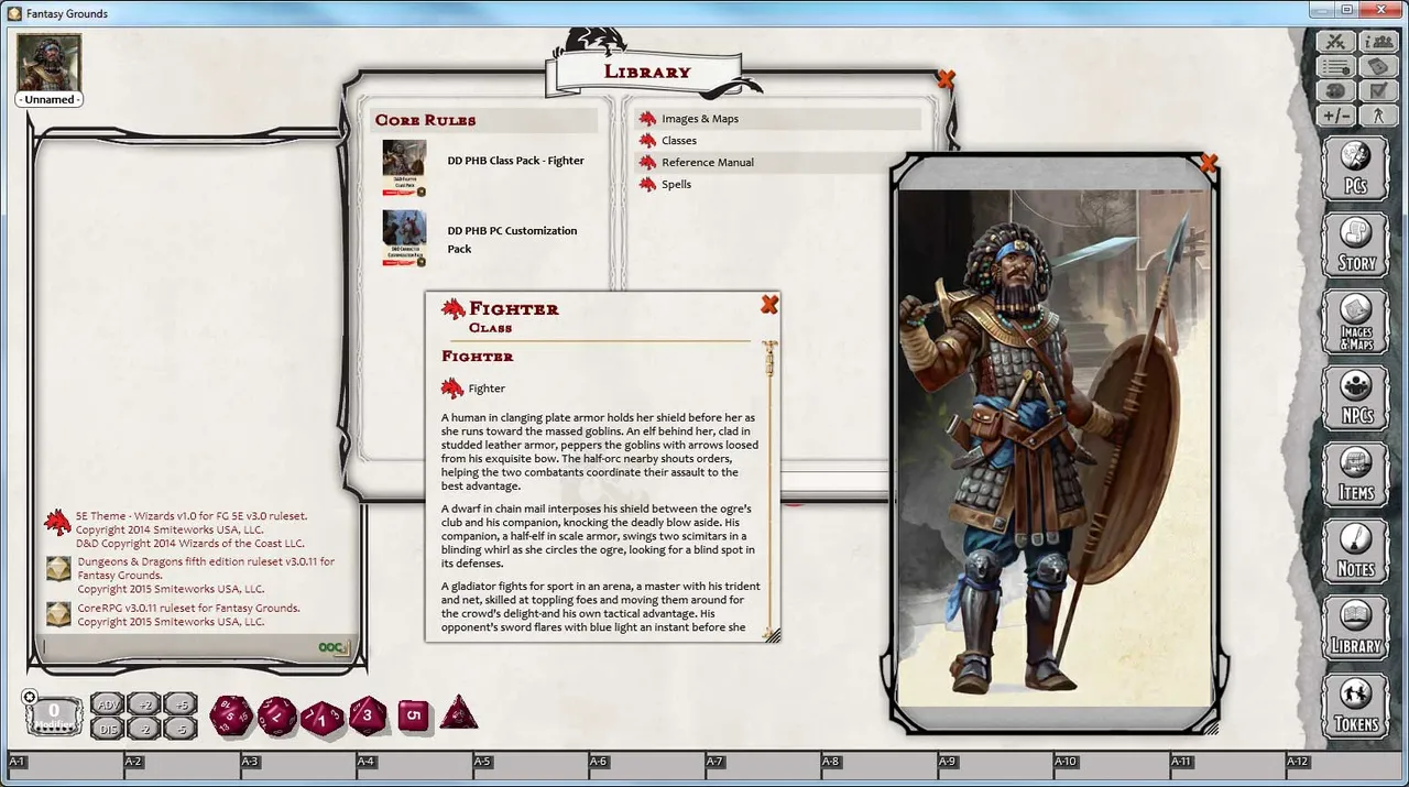 Fantasy Grounds - D&D Fighter Class Pack Screenshot 0