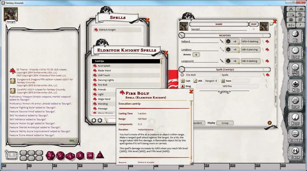 Fantasy Grounds - D&D Fighter Class Pack Screenshot 1