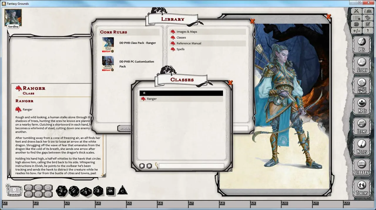 Fantasy Grounds - D&D Ranger Class Pack Screenshot 0