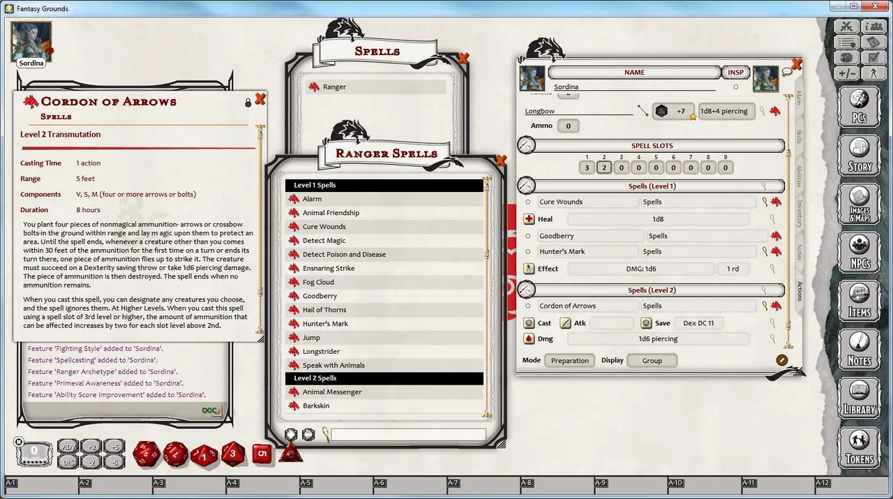 Fantasy Grounds - D&D Ranger Class Pack Screenshot 3