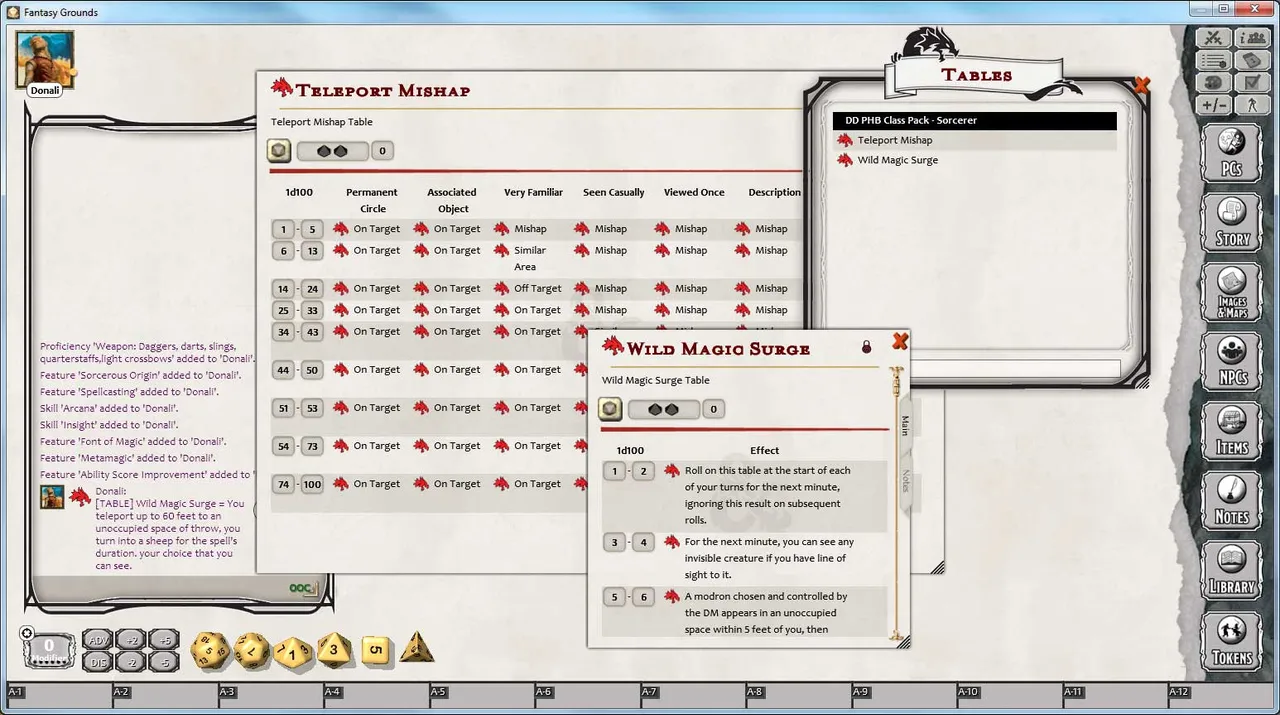 Fantasy Grounds - D&D Sorcerer Class Pack Screenshot 4