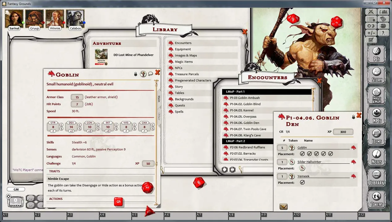 Fantasy Grounds - D&D Lost Mine of Phandelver Screenshot 1