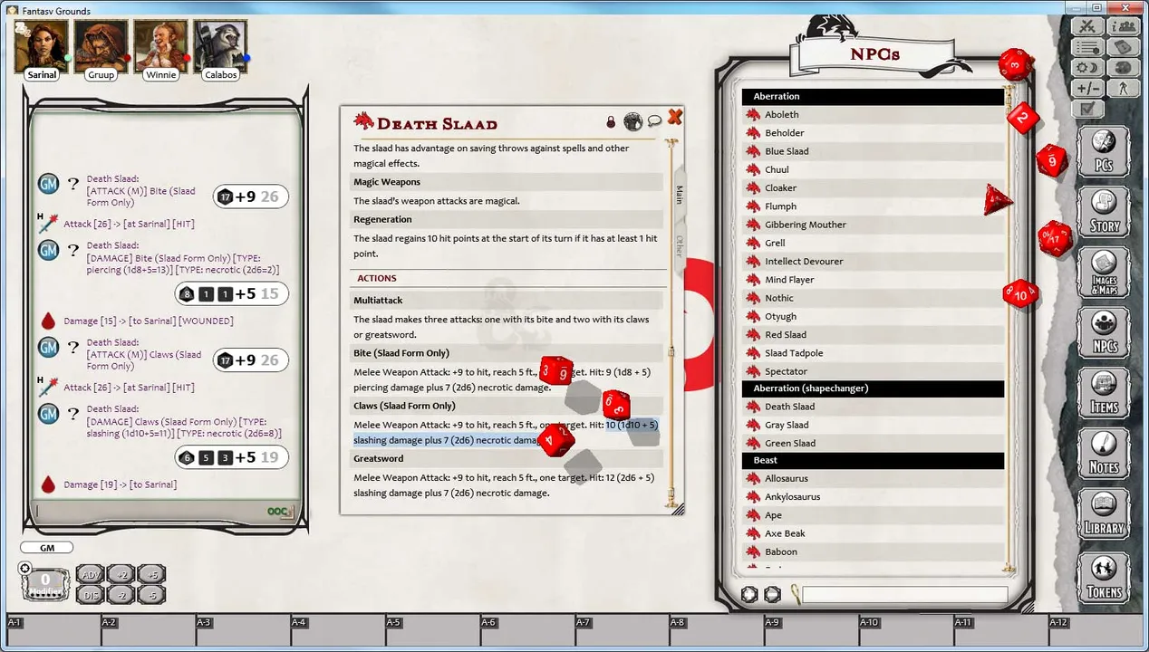 Fantasy Grounds - D&D Monster Manual Screenshot 0