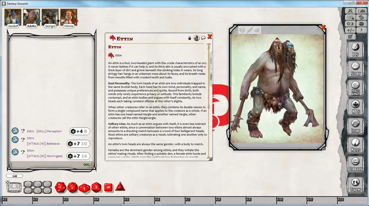 Fantasy Grounds - D&D Monster Pack - Fey & Giants Screenshot 2