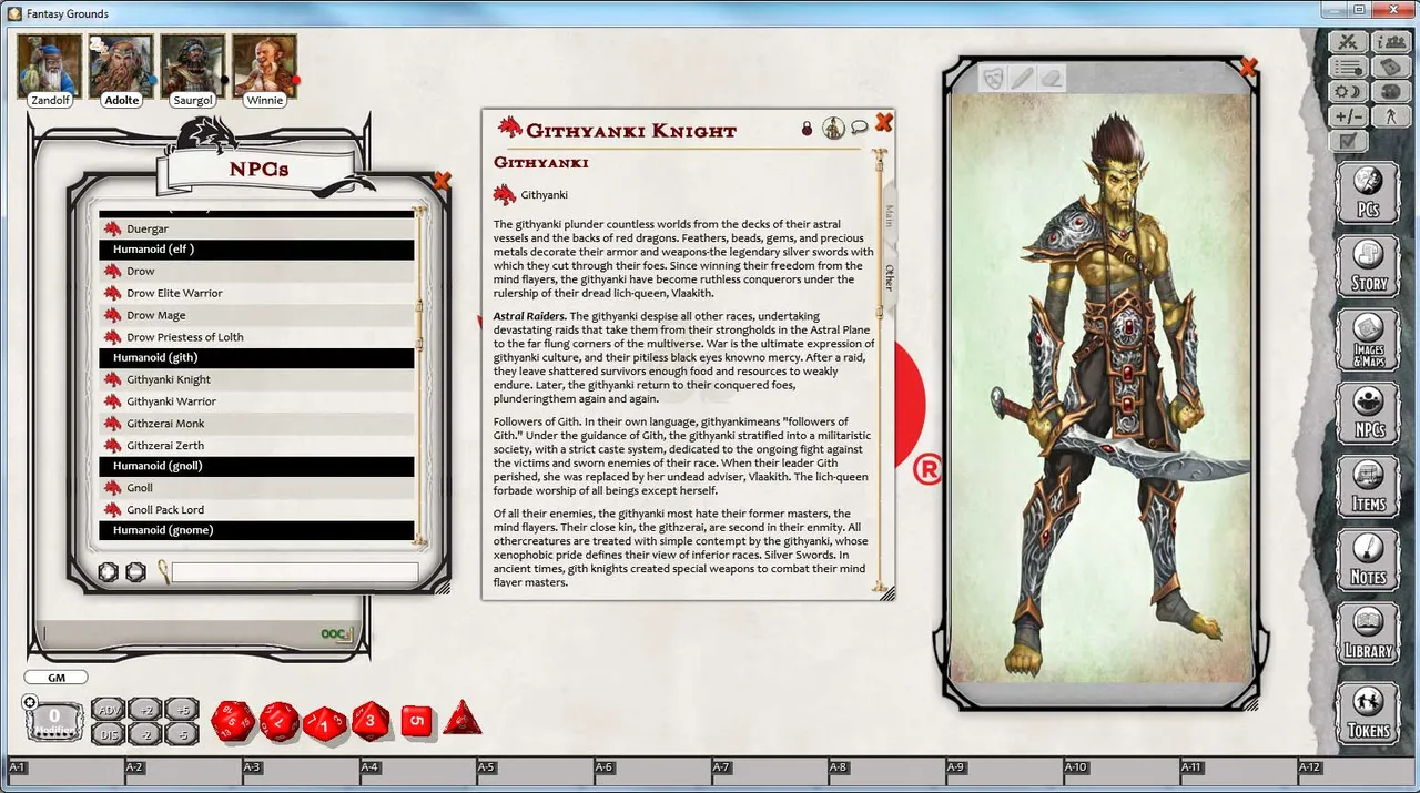 Fantasy Grounds - D&D Monster Pack - Humanoids Screenshot 3