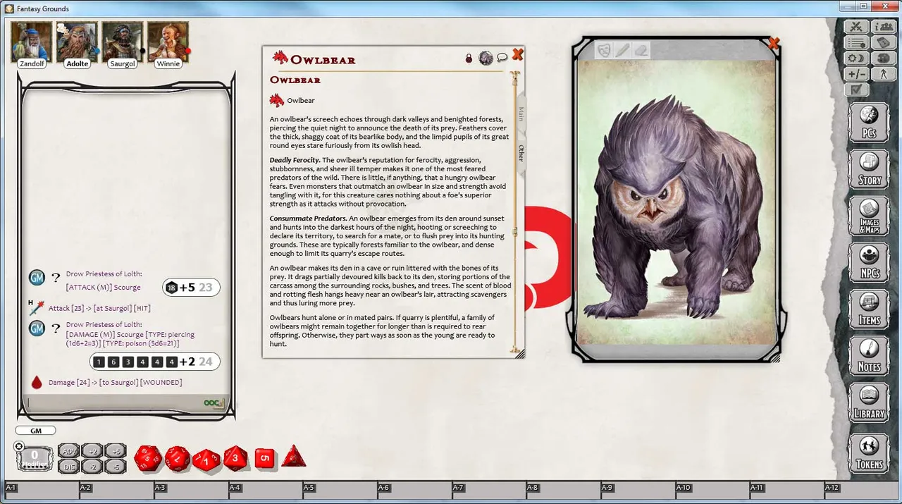 Fantasy Grounds - D&D Monster Pack - Monstrosities Screenshot 2
