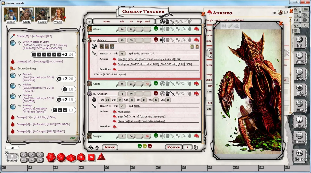 Fantasy Grounds - D&D Monster Pack - Monstrosities Screenshot 0