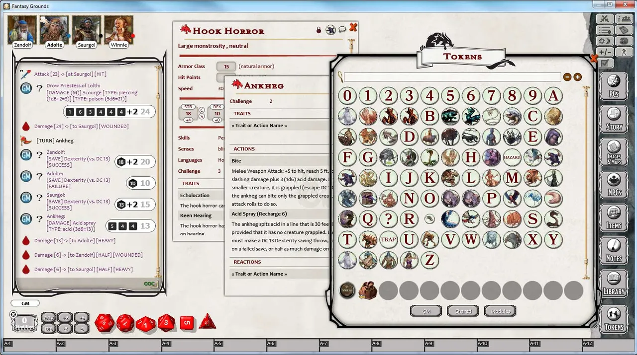 Fantasy Grounds - D&D Monster Pack - Monstrosities Screenshot 3