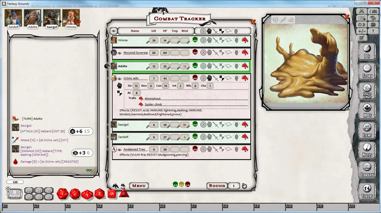 Fantasy Grounds - D&D Monster Pack - Oozes, Plants & Swarms Screenshot 3