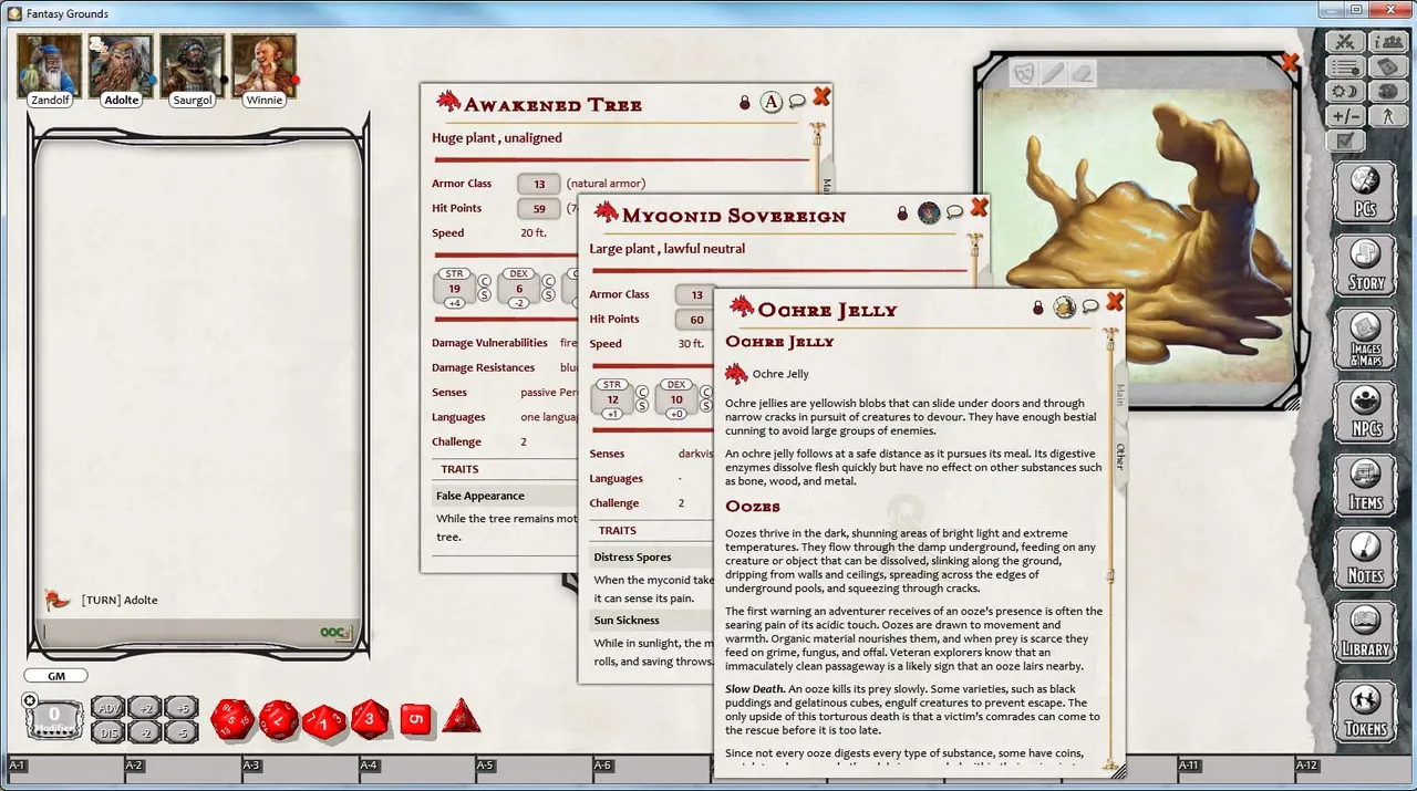 Fantasy Grounds - D&D Monster Pack - Oozes, Plants & Swarms Screenshot 2