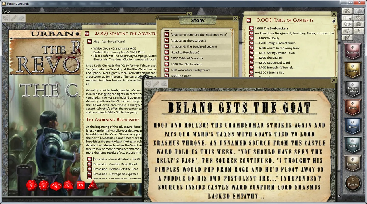 Fantasy Grounds - PFRPG The Road to Revolution: The Campaign (PFRPG) Screenshot 4