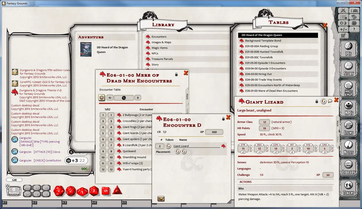 Fantasy Grounds - D&D Hoard of the Dragon Queen Screenshot 5