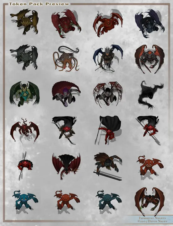 Fantasy Grounds - Top Down Tokens - Demons Screenshot 0
