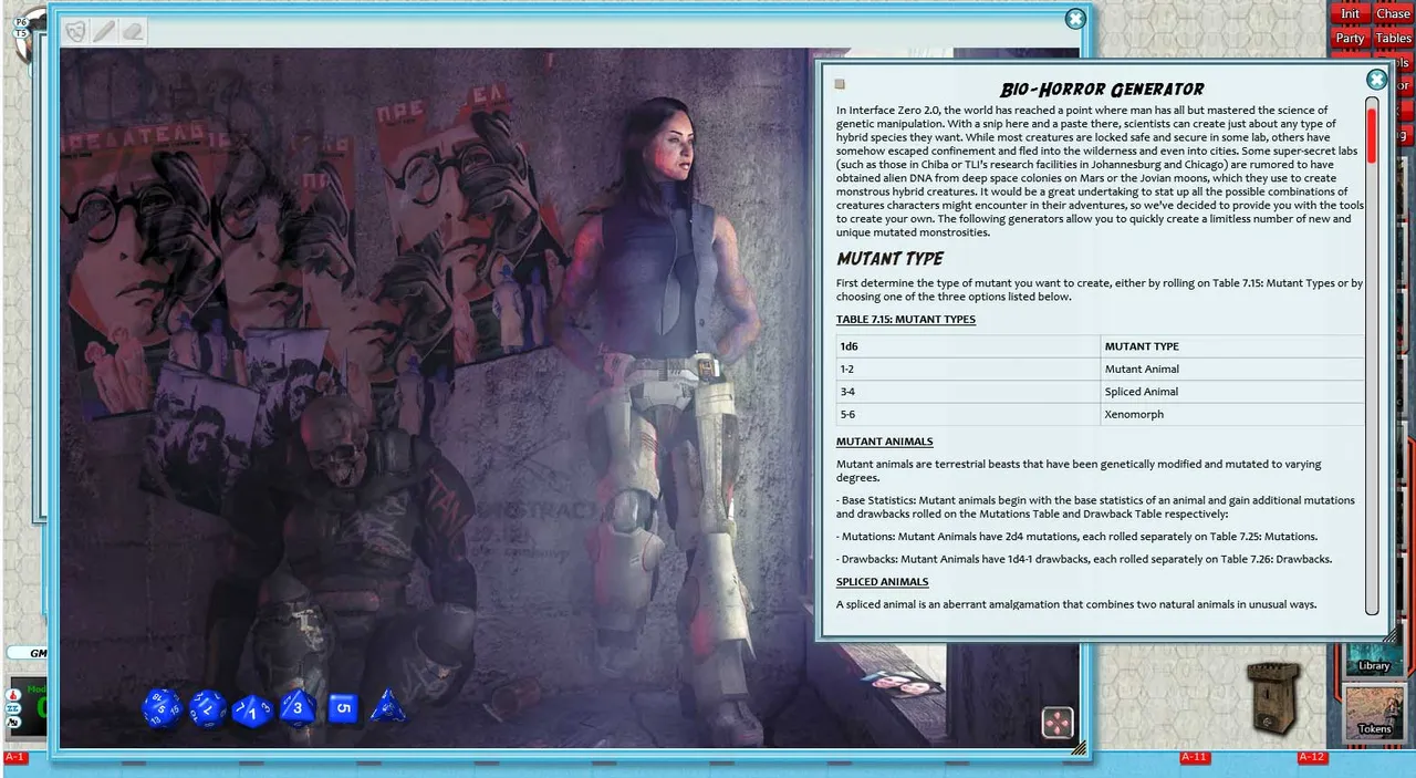 Fantasy Grounds - Interface Zero 2.0 for Savage Worlds Screenshot 3
