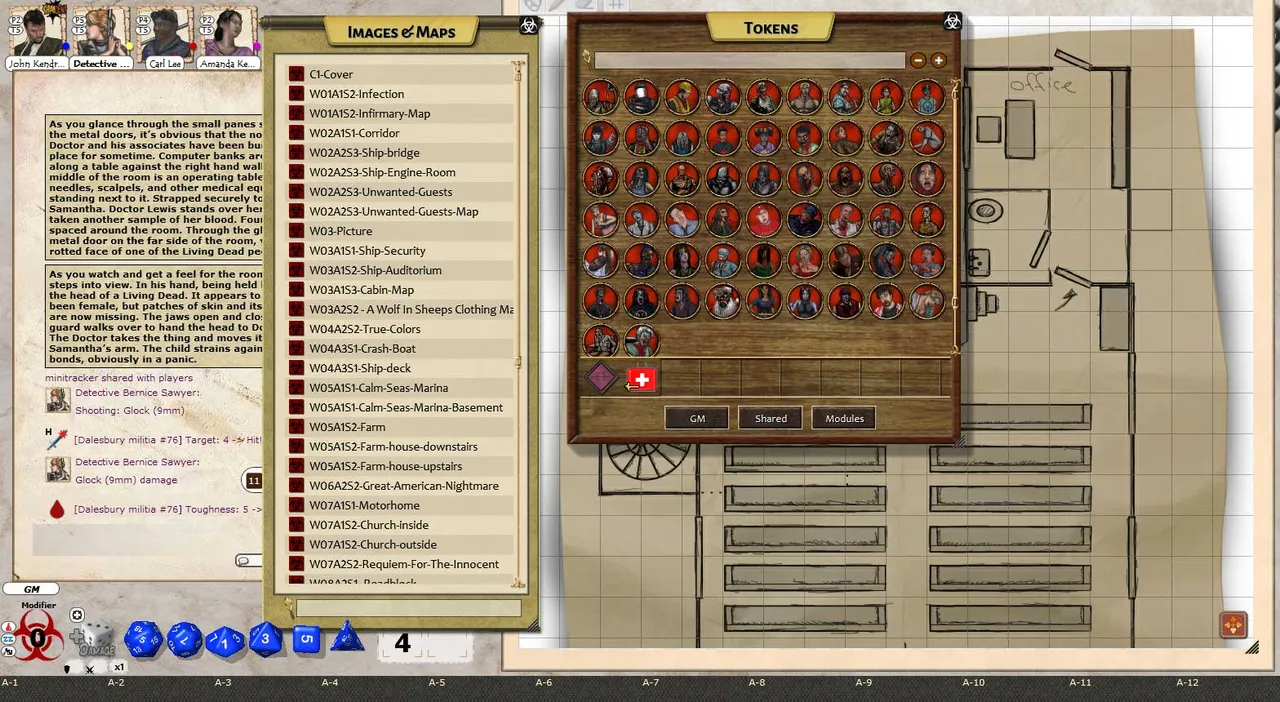 Fantasy Grounds - War of the Dead Chapter 1 for Savage Worlds Screenshot 5