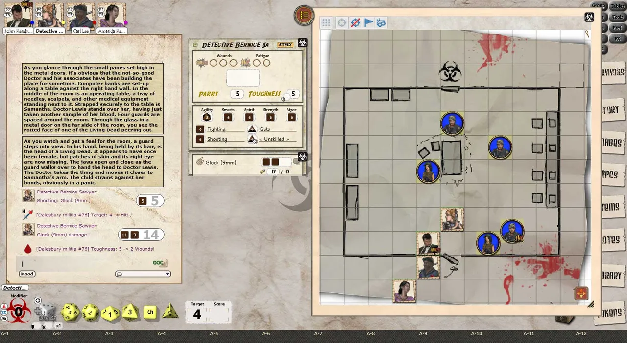 Fantasy Grounds - War of the Dead Chapter 1 for Savage Worlds Screenshot 0