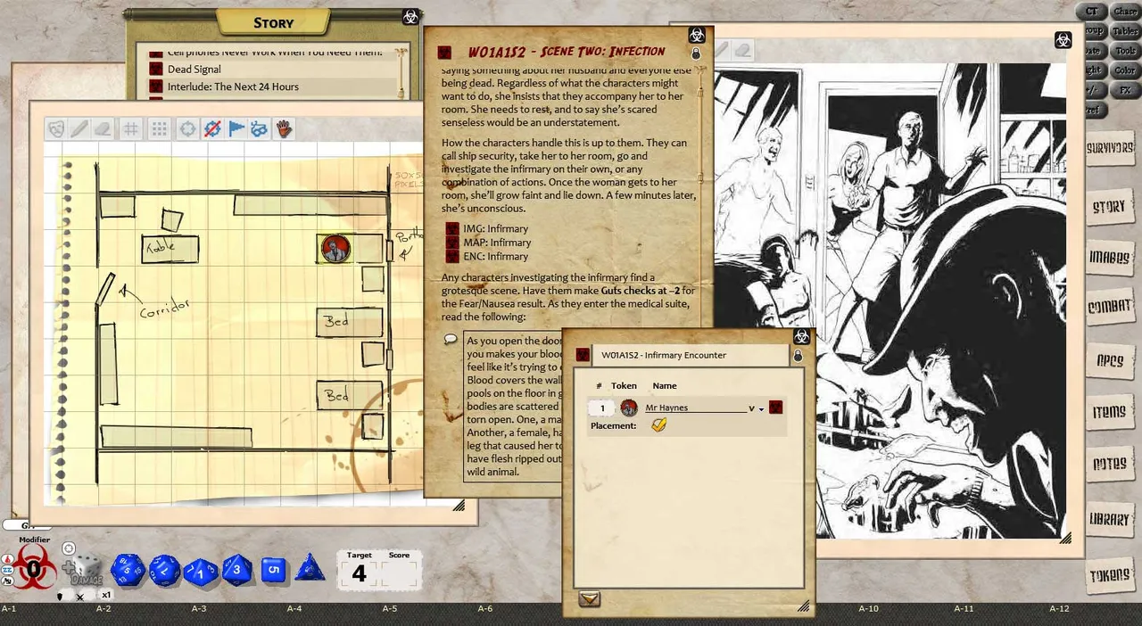 Fantasy Grounds - War of the Dead Chapter 1 for Savage Worlds Screenshot 4