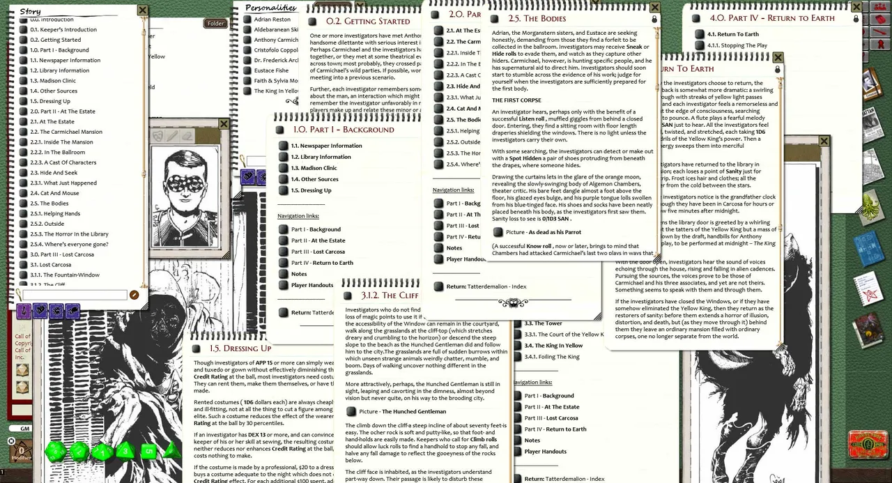 Fantasy Grounds - Call of Cthulhu: Fatal Experiments Screenshot 1