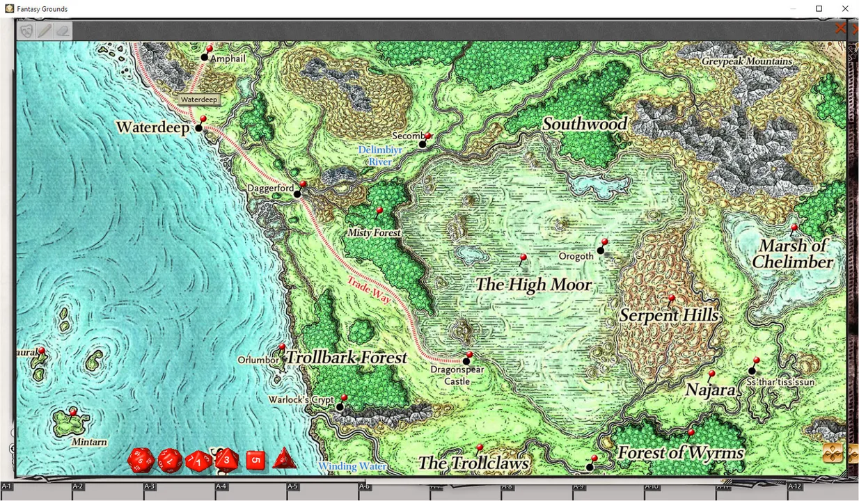 Fantasy Grounds - D&D Sword Coast Adventurer's Guide Screenshot 6