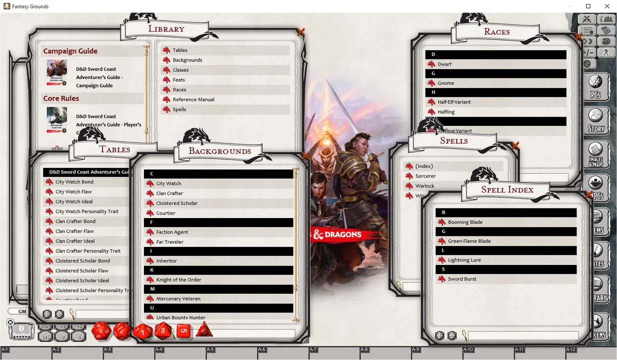 Fantasy Grounds - D&D Sword Coast Adventurer's Guide Screenshot 3