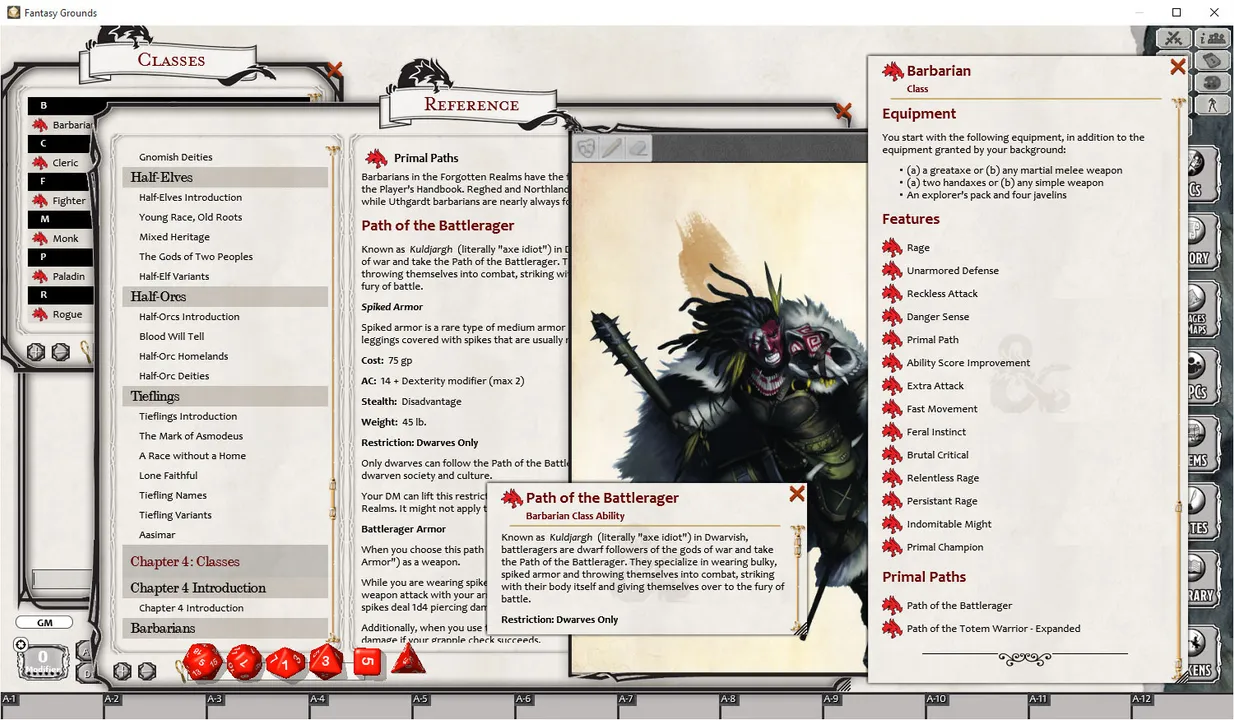 Fantasy Grounds - D&D Sword Coast Adventurer's Guide Screenshot 4
