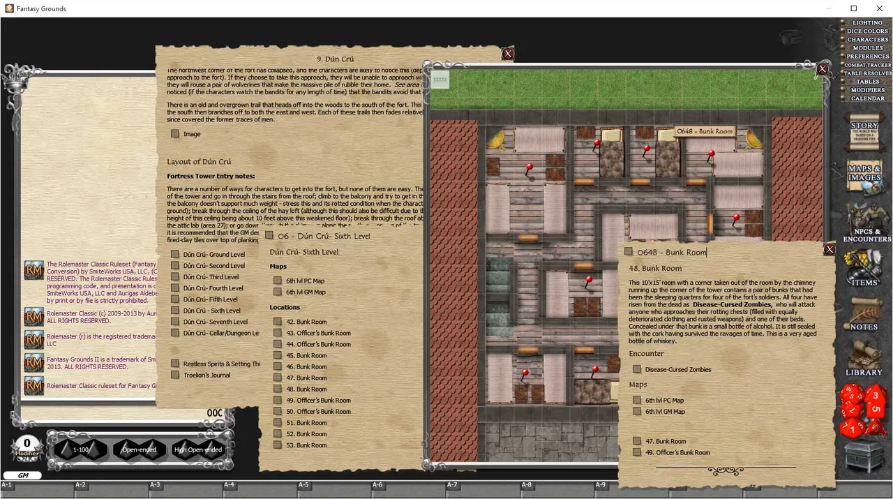 Fantasy Grounds - Rolemaster Classic: Dún Crú Screenshot 0