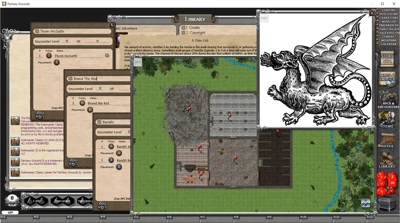 Fantasy Grounds - Rolemaster Classic: Dún Crú Screenshot 2