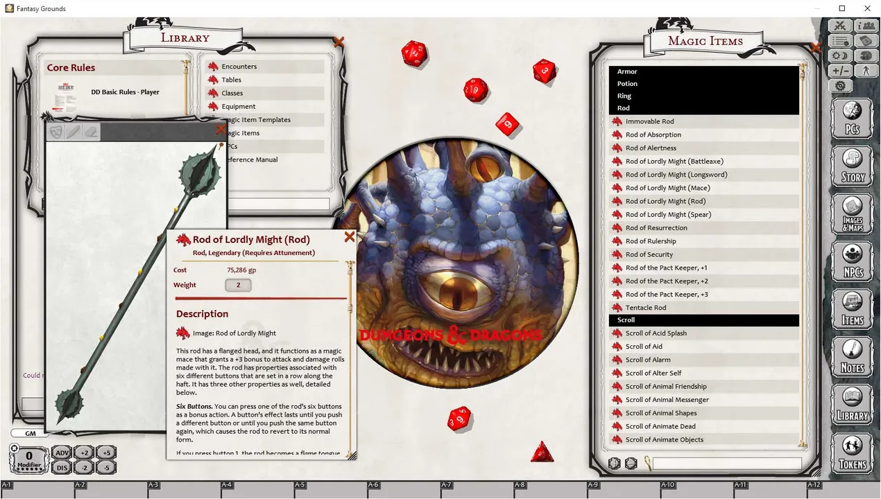 Fantasy Grounds - D&D Dungeon Master's Guide Screenshot 0