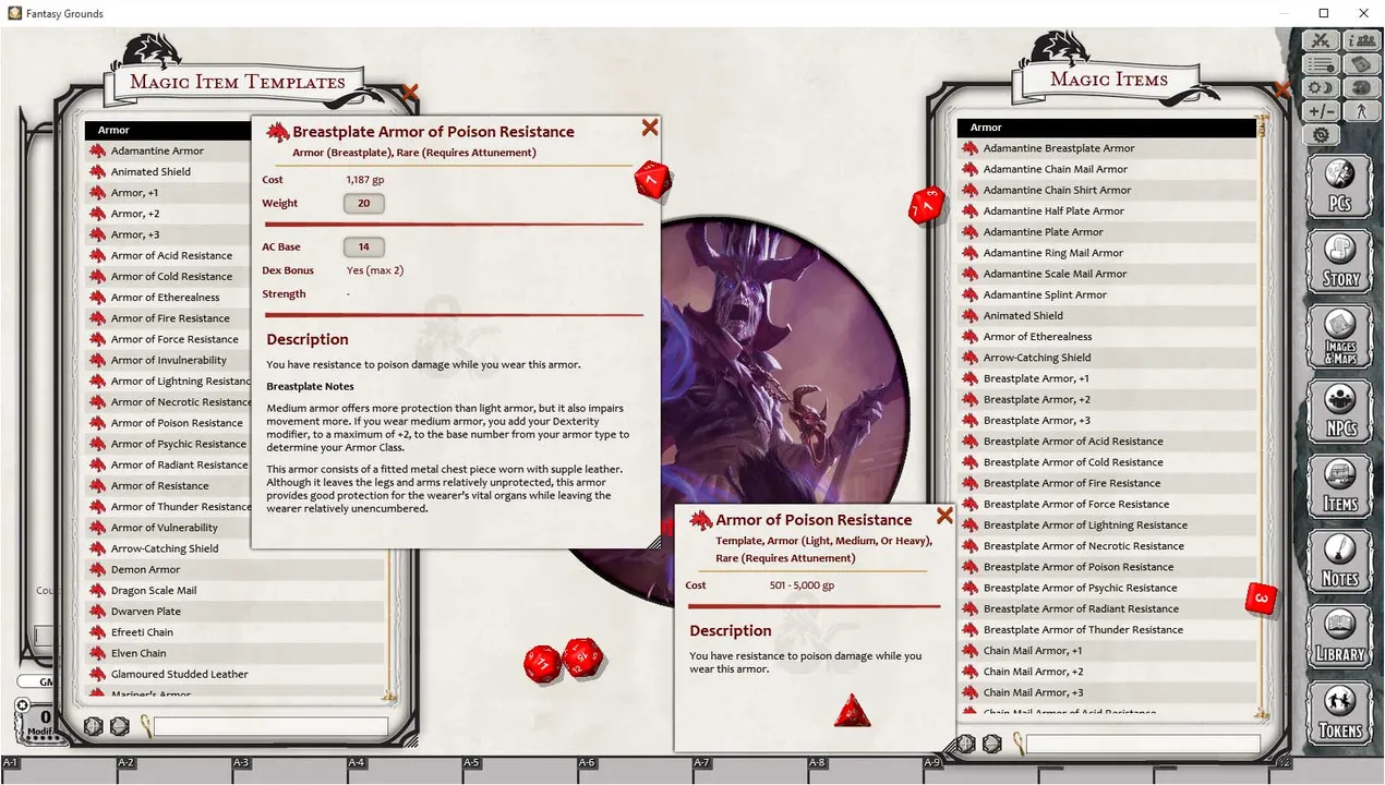 Fantasy Grounds - D&D Dungeon Master's Guide Screenshot 2