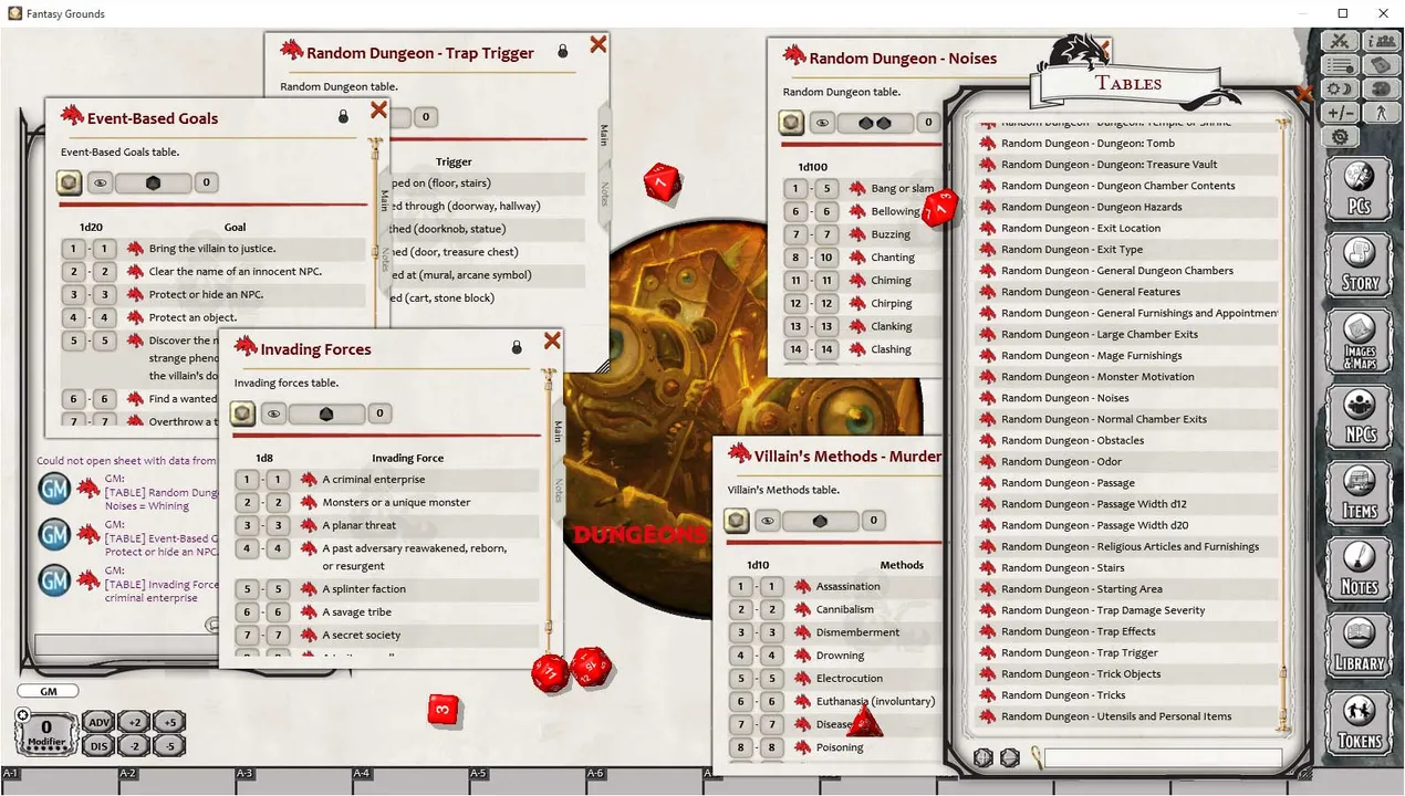 Fantasy Grounds - D&D Dungeon Master's Guide Screenshot 4