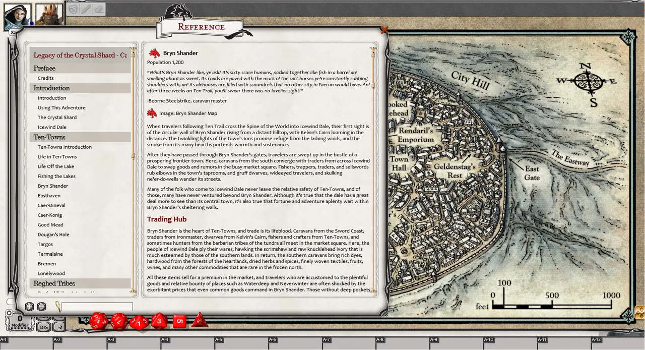 Fantasy Grounds - D&D Legacy of the Crystal Shard Screenshot 3