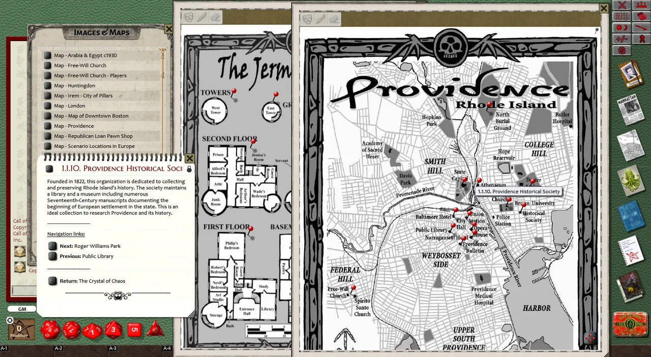 Fantasy Grounds - Call of Cthulhu: The House of R'lyeh Screenshot 0