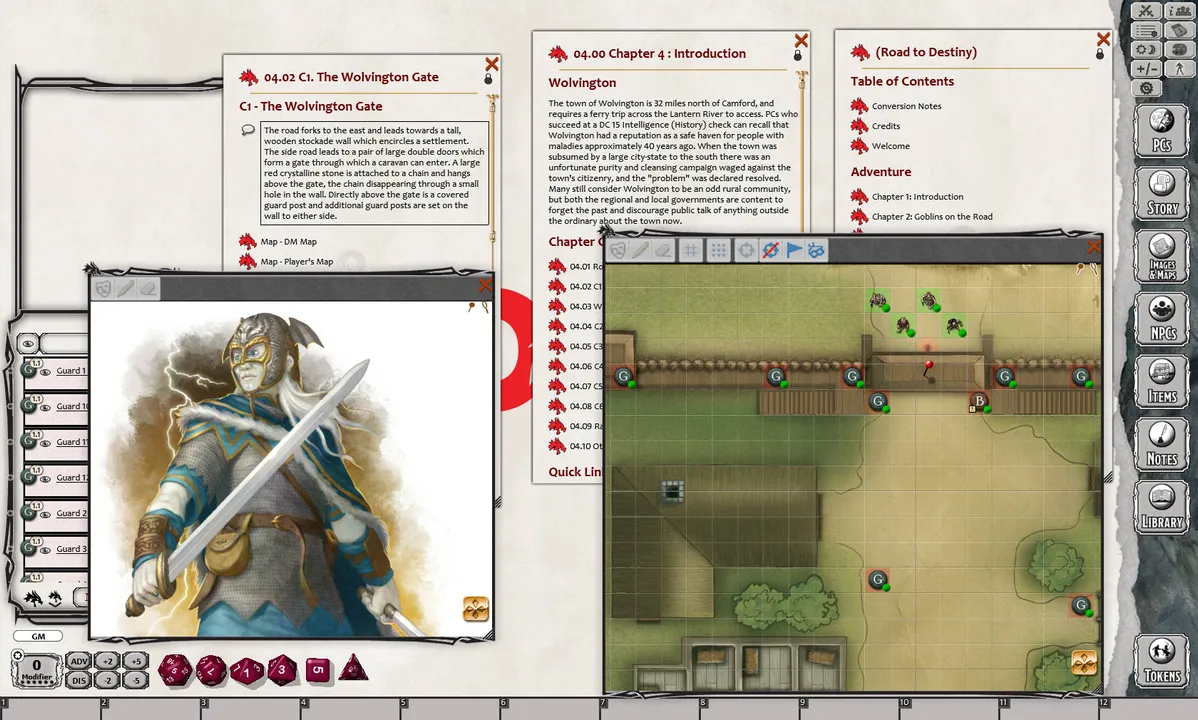Fantasy Grounds - 5E: Road to Destiny Screenshot 0