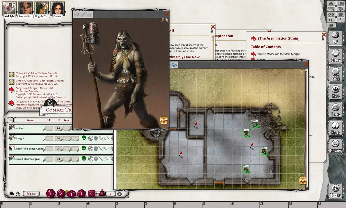 Fantasy Grounds - 5E: Legendary Planet Screenshot 1