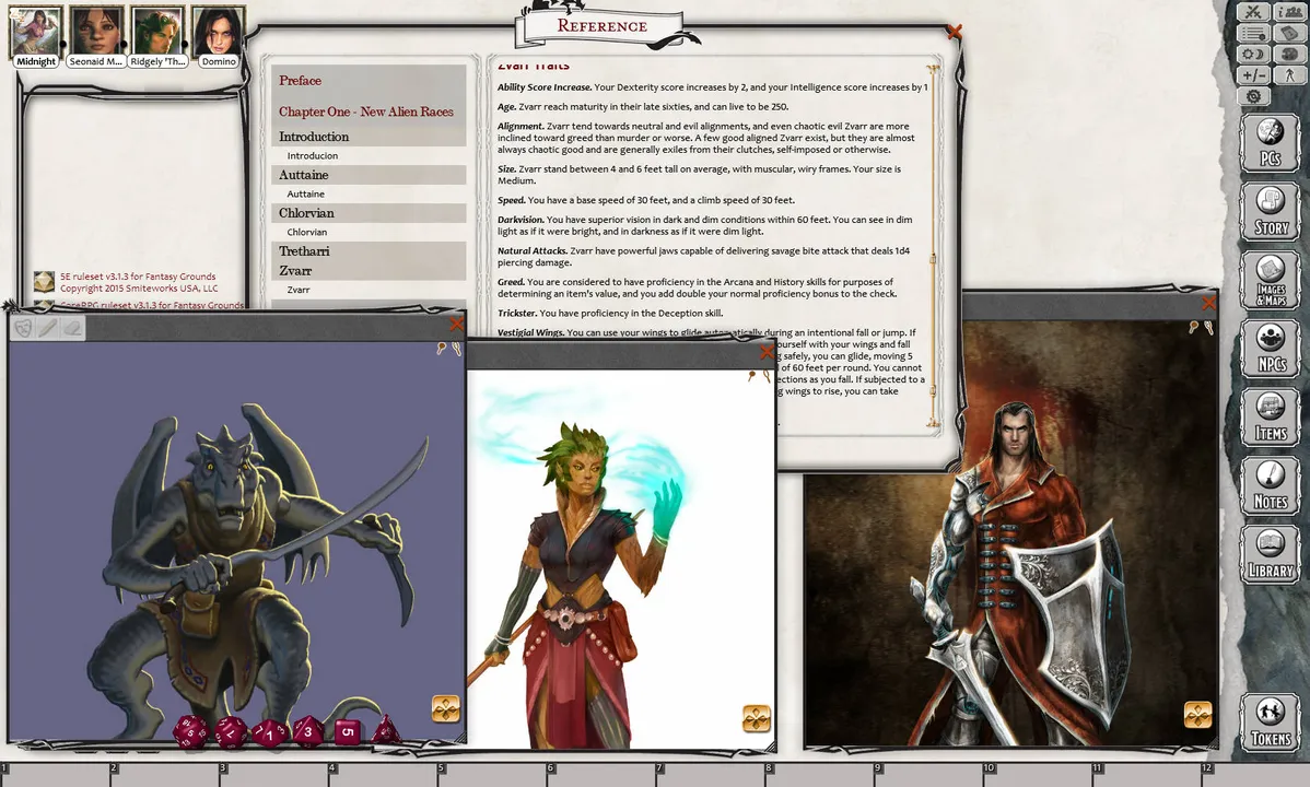 Fantasy Grounds - 5E: Legendary Planet Player's Guide Screenshot 0