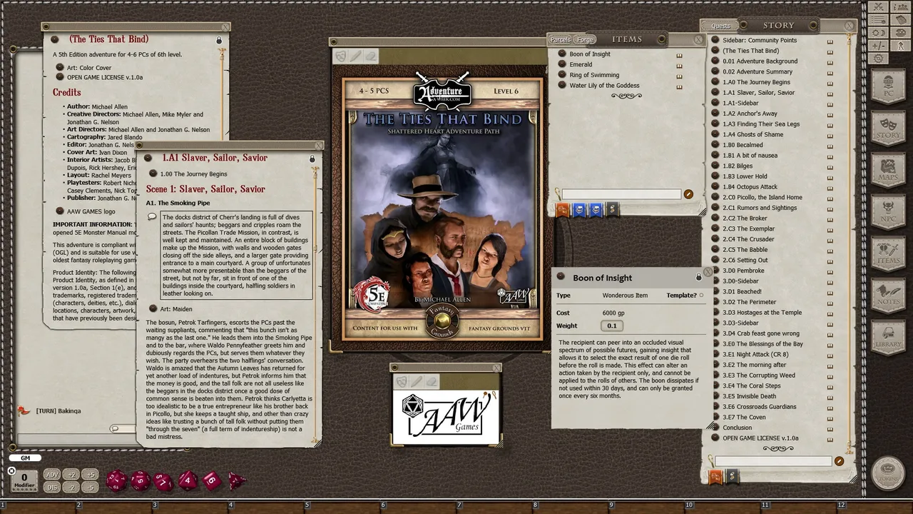 Fantasy Grounds - 5E: Shattered Heart Adventure Path (5E): The Ties that Bind Screenshot 3