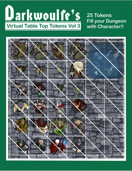 Fantasy Grounds - Top-Down Tokens - Darkwoulfe's Token Pack Vol 3 Screenshot 0