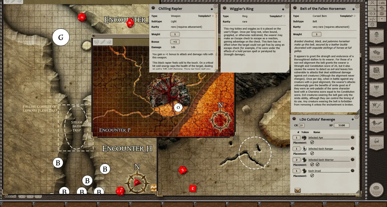 Fantasy Grounds - 5E: Shattered Heart Adventure Path (5E): Crucible of Faith Screenshot 3