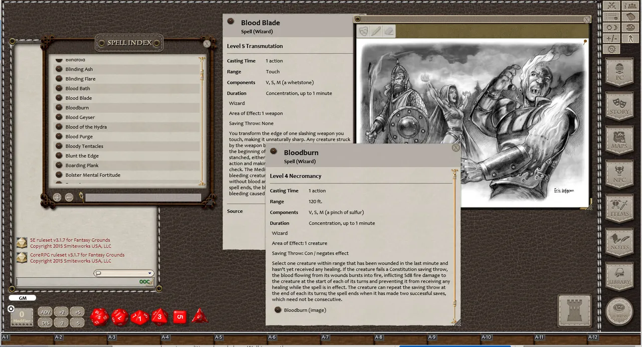 Fantasy Grounds - 5E: Book of Lost Spells (Fifth Edition) Screenshot 2